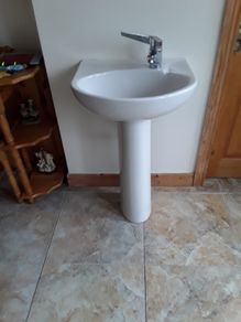 white sink