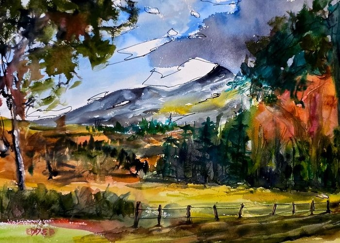 sugar loaf watercolour