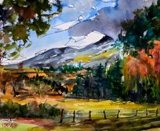 sugar loaf watercolour