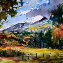 sugar loaf watercolour