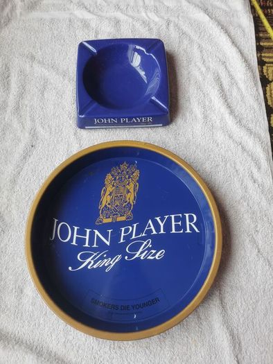 John Player metal tray