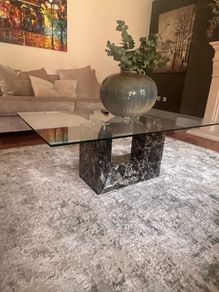 Granite glass coffee table
