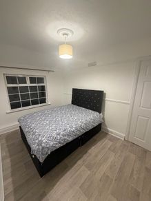 Double bed with storage. Mettress not included