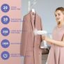 NEW SALE | Clothes Steamer Handheld,Portable Garment Steamer Iron for Clothes with 250 ml Tank, for Vertical and Horizontal Steaming, Fast Heat-up, Fast Wrinkle Removal 1400W Image 2