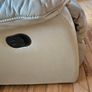 Cream leather 3+2+1 reclining suite Image 8