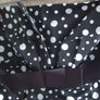 strapless Polka dot dress size small made in Italy Image 2