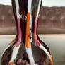 Vintage German WGP Striped Brown Jasba Vase 22 cm Image 4