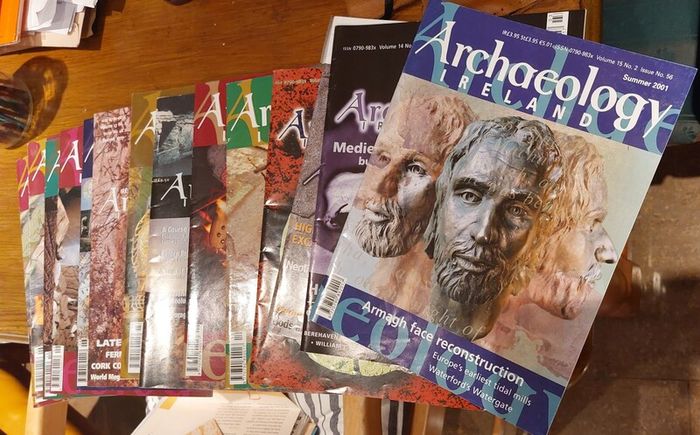14 Archaeology Ireland magazines, 12 Archaeology  Ireland guides, 2 Archaeology NRA