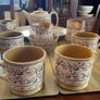 Nicholas Mosse lavender collection from Washington creek . Mugs, jugs , tea pot and platter .pricing the mug fir this ad Image 5