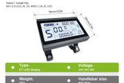 Ebike Display KT LCD3 LCD3U Display 24V36V48V72V with USB Intelligent Meter for Electric Bicycle Hub Motor Conversion Kit