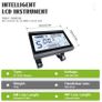 Brand new Ebike Display KT LCD3 LCD3U Display 24V36V48V72V with USB Intelligent Meter for Electric Bicycle Hub Motor Conversion Kit Image 3
