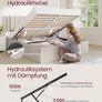 King Hydraulic Lift Ottoman Storage Bed Image 3