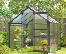 Large 6 x 6ft Polycarbonate Greenhouse