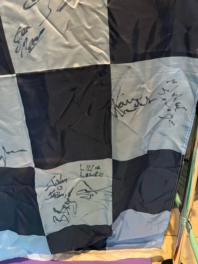 Dublin gaa flag autographed