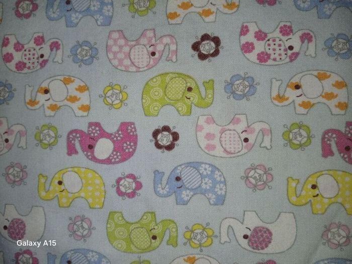 Toddler duvet set blue elephants