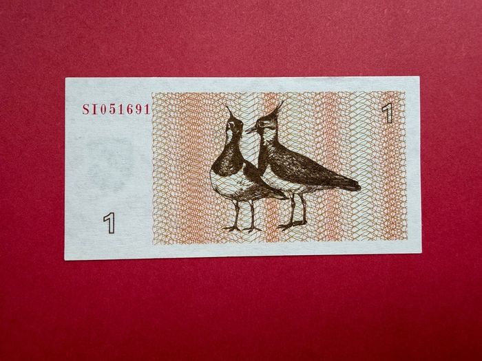 Lithuania  1  TALONAS  1992   . Pick  39  . Uncirculated