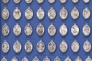 Antique Vintage Saints Medals