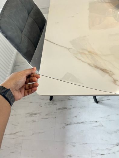 Brand new(Rarely used) dining table with no chairs(Negotiable)