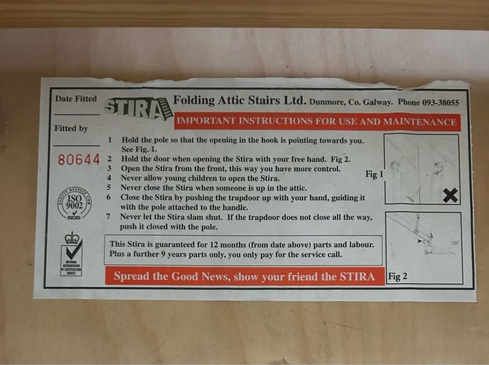 Stira attic stairs