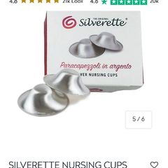 Breast Angels Silverette breastfeeding cups