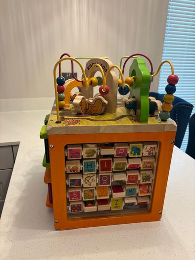 Zany zoo activity cube