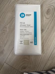 shower liner 72inx72in with rings