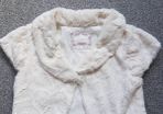 Girls Fur Shawl / Jacket Age 9