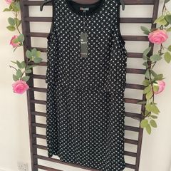 dress bnwt size 12 Streetone dress sleeveless black & white patterned