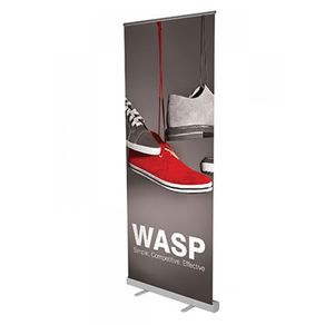 Wasp Roll-Up Banner Poster Stand 850mm new