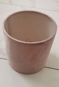 Pink lampshade