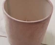 Pink lampshade