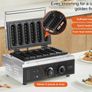 Commercial Waffle Stick Maker Waffle Baker Hot Dog Waffle Iron 1500W Image 7