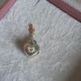 Pandora Disney Mickey Mouse&Minnie Mouse padlock heart charm with a cute dangling key 14k gold plated perfect condition Image 8