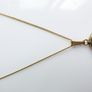 Edwardian Revival Gold Plated Engraved Fern Locket, Andreas Daub Image 2