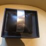 Solid Silver Bangle With Sapphire Stones Image 3