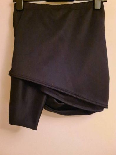 Mini bow skirt (black)