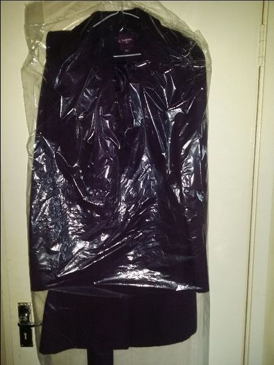 Purple coat by New Look size UK20 EUR48
