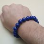 Top Quality Lapis Lazuli Gemstones Beads Bracelet Image 9