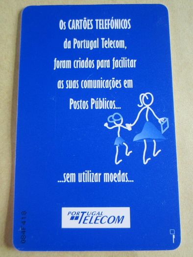 Vintage Retro Portugal Callcard