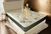5ft King Size Fabric Bed Mattress Included