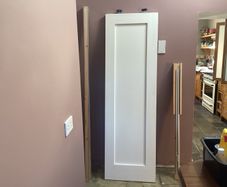 Pocket door kit and door