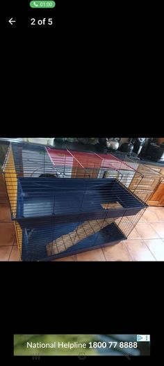 Xl two story cage