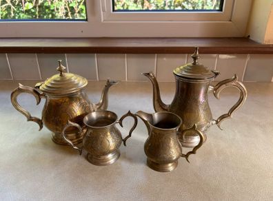 Antique Victorian/Edwardian 4 piece tea/coffee service