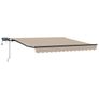 Retractable Awning Manual Beige 350 x 250 cm Fabric Image 2