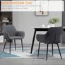 Mid-Century Dining Chairs, Dark Grey Image 4