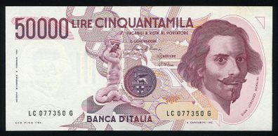 Italy - 50000 Lire 1984 Banknote P 113a (xf-au)