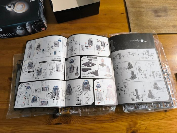 Bandai 1/12 Star Wars BB-8 & R2-D2 Model Kit (OOP / Out of Production)