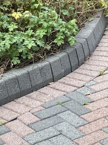 Grey Garden Edging Kerbs