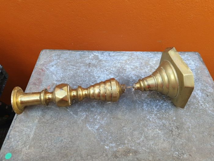 brass candke stick holder