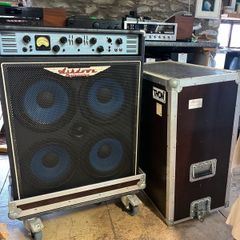 Ashdown Engineering EVO II 500 Bass Head x ABM 410 Speaker Cab with Flight Case